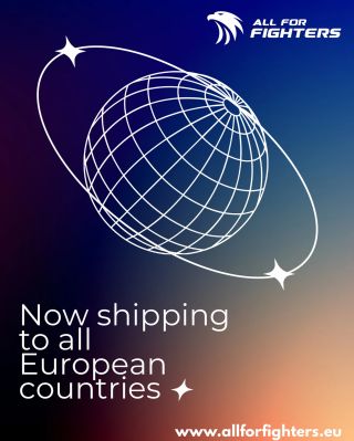 Due to popular demand we now ship orders to all European countries 🔥 www.allforfighters.eu