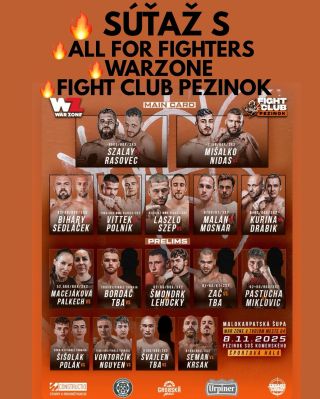 Warzone sa blíži a my sme si v spolupráci s Warzone a Fight Club Pezinok pripravili súťaž pre všetkých fanúšikov🥊 💪 Zapoj...