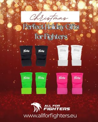 Looking for perfect Christmas gift for a fighter or combat sports enthusiast? Quick handwraps by Fairtex - quick and easy...