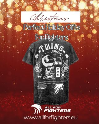 Perfect gift - Twins Special T-shirt washed black 🔥🥊 www.allforfighters.eu #allforfighters #twinsspecial #muaythai #boxing